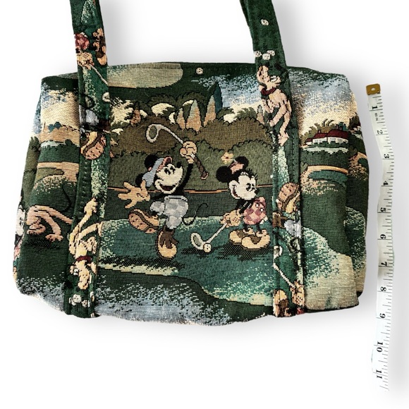 Vintage Mickey and Minnie Golf tapestry hand bag - Picture 6 of 6